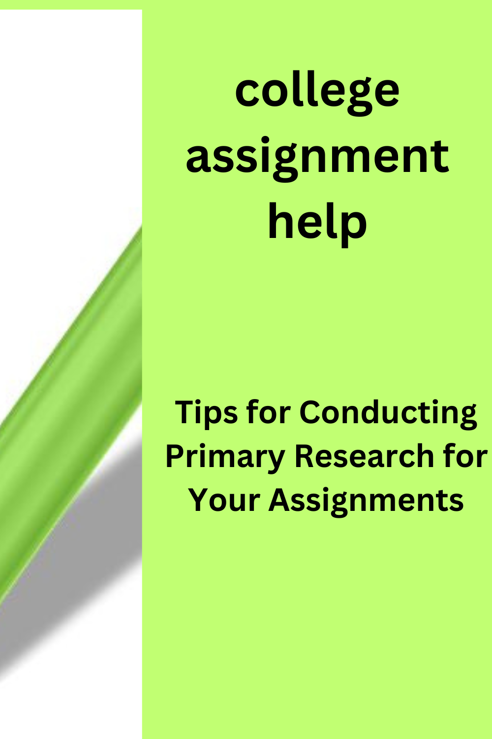 Tips for Conducting Primary Research for Your Assignments