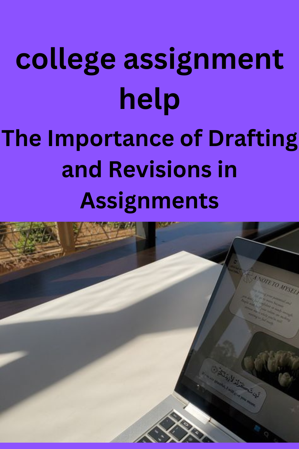 The Importance of Drafting and Revisions in Assignments