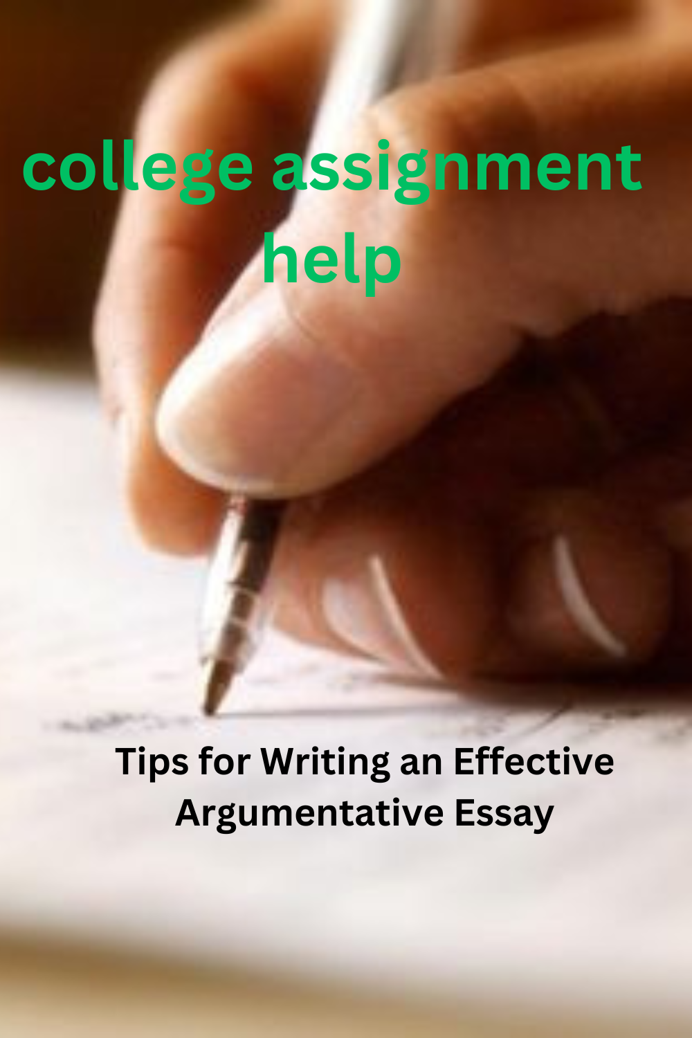 Tips for Writing an Effective Argumentative Essay