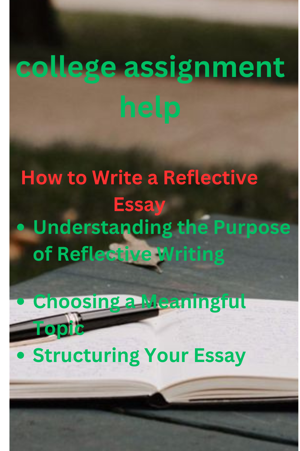 How to Write a Reflective Essay